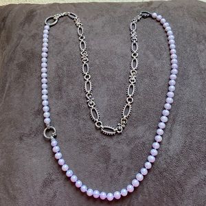 Costume purple pearl necklace’s